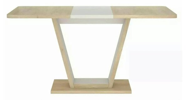 Masa extensibila NIGEL, stejar/casmir, PAL laminat, 120/160x80x76 cm