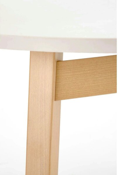 Masa extensibila RUBEN, casmir/stejar, PAL, 102/142x102x73 cm