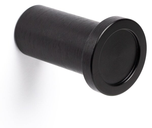 Agatatoare cuier Round, finisaj negru periat, 28x45 mm