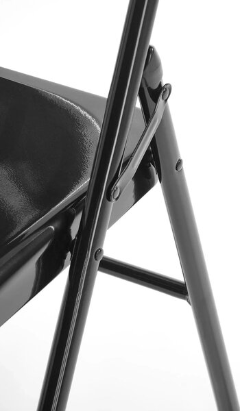 Scaun K565, negru, metal, 46x47x75 cm