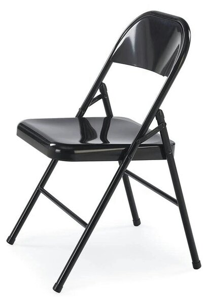 Scaun K565, negru, metal, 46x47x75 cm