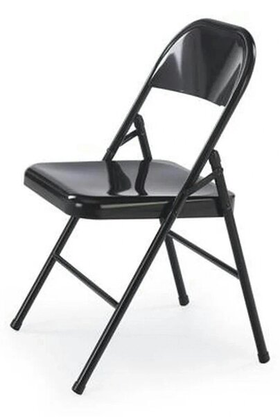 Scaun K565, negru, metal, 46x47x75 cm
