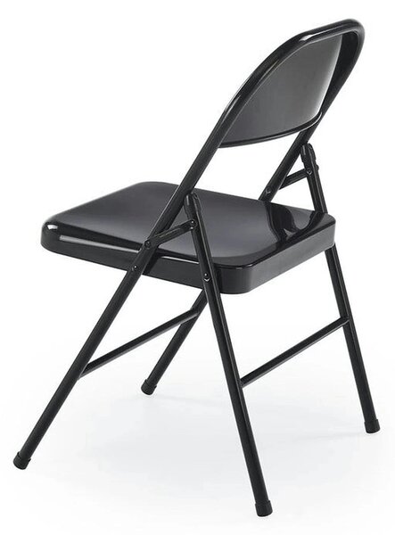 Scaun K565, negru, metal, 46x47x75 cm