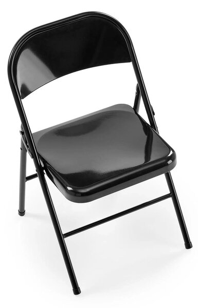 Scaun K565, negru, metal, 46x47x75 cm