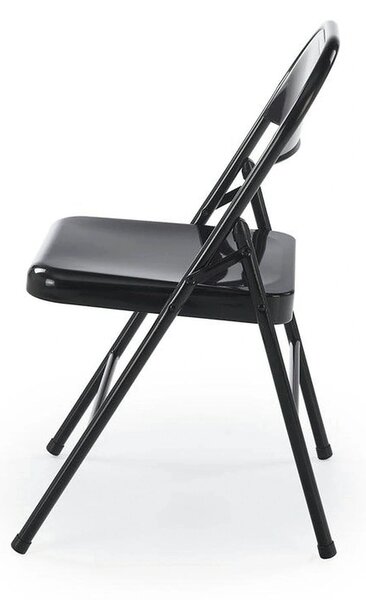 Scaun K565, negru, metal, 46x47x75 cm
