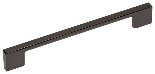 Maner pentru mobila Uzo, finisaj crom negru GT, L:192 mm