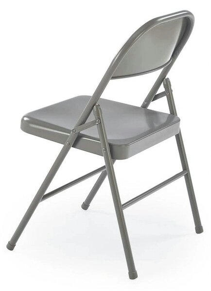 Scaun K565, gri, metal, 46x47x75 cm