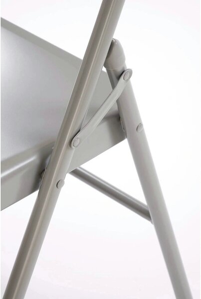 Scaun K565, gri, metal, 46x47x75 cm