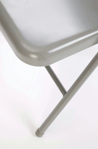 Scaun K565, gri, metal, 46x47x75 cm