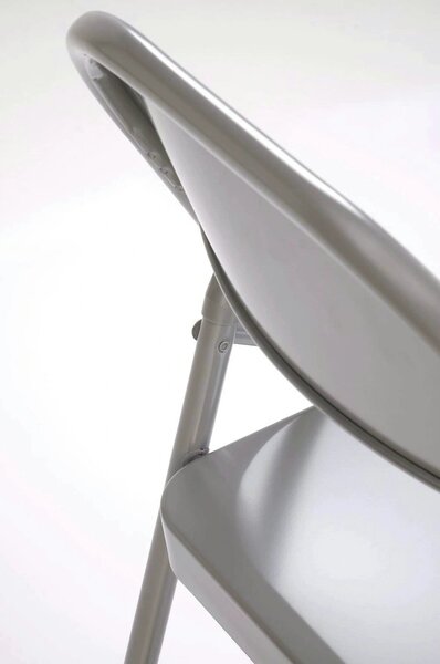 Scaun K565, gri, metal, 46x47x75 cm