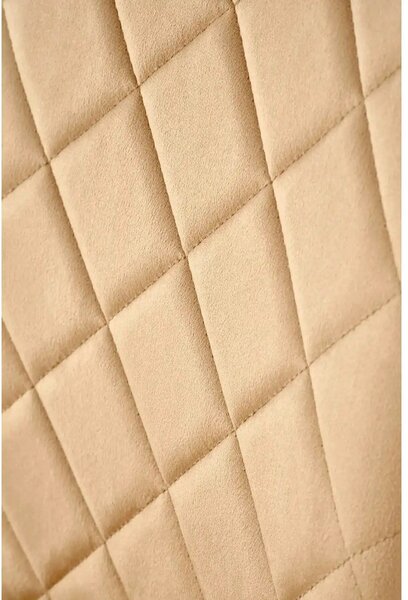 Scaun K578, bej - HLR 11/argintiu, stofa catifelata/otel, 43x53x93 cm