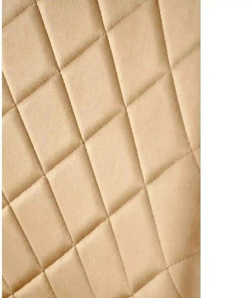 Scaun K577, bej - HLR 11, stofa catifelata/otel, 43x53x93 cm