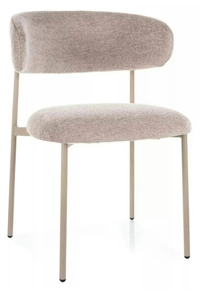 Scaun ELTON, bej - Brego 34, stofa clasica/metal, 56x46x80 cm