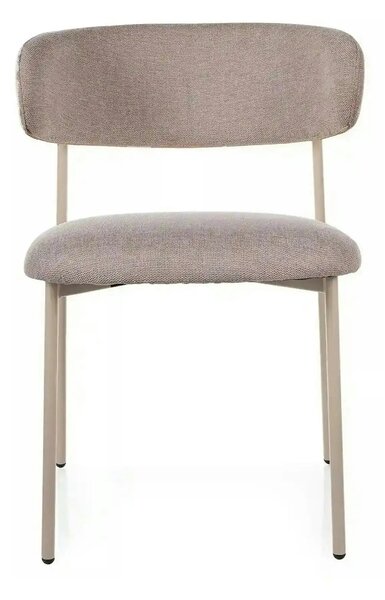 Scaun ELTON, bej - Brego 34, stofa clasica/metal, 56x46x80 cm