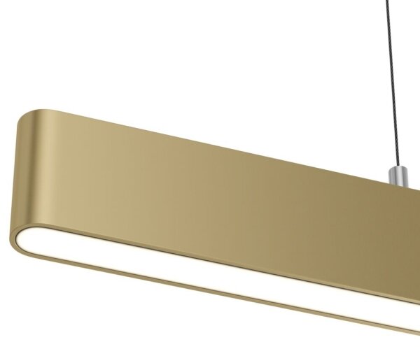 Lustră LED pe cablu Maytoni P010PL-L23G3K STEP LED/23W/230V 3000K 91 cm auriu