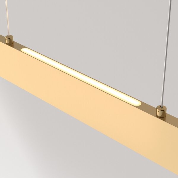 Lustră LED pe cablu Maytoni P010PL-L23G3K STEP LED/23W/230V 3000K 91 cm auriu