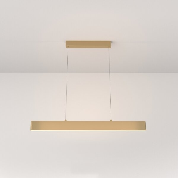 Lustră LED pe cablu Maytoni P010PL-L23G3K STEP LED/23W/230V 3000K 91 cm auriu