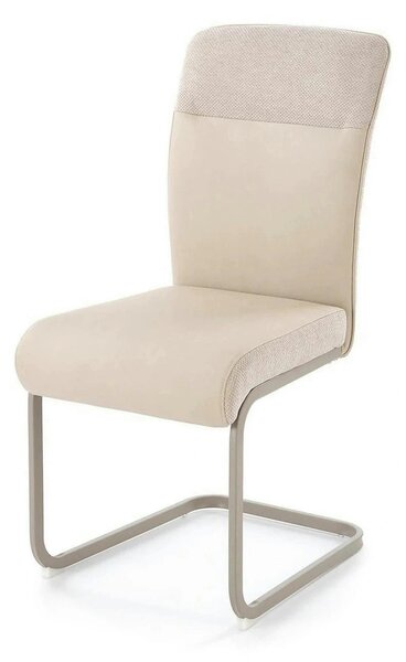 Scaun K584, bej/casmir, stofa clasica/otel, 46x60x100 cm
