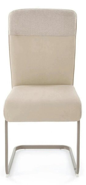Scaun K584, bej/casmir, stofa clasica/otel, 46x60x100 cm