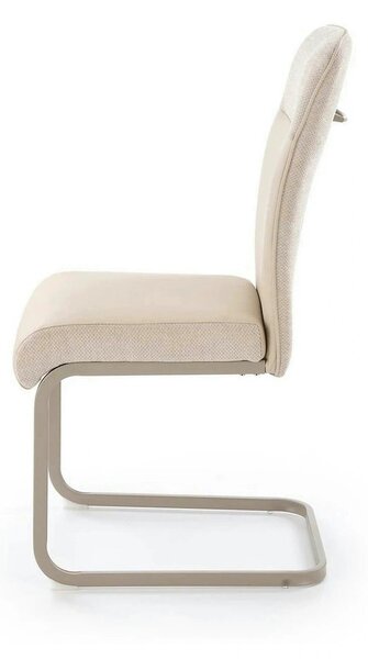Scaun K584, bej/casmir, stofa clasica/otel, 46x60x100 cm