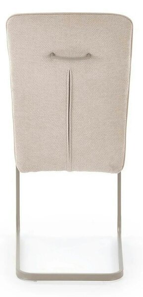 Scaun K584, bej/casmir, stofa clasica/otel, 46x60x100 cm