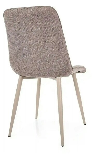 Scaun CHIC, bej - Brego 34, stofa clasica/metal, 50x58x88 cm