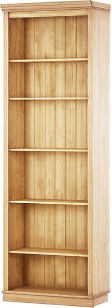Bibliotecă în culoare naturală din lemn de pin 74x223x37 cm Anita – Støraa