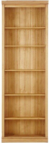 Bibliotecă în culoare naturală din lemn de pin 74x223x37 cm Anita – Støraa