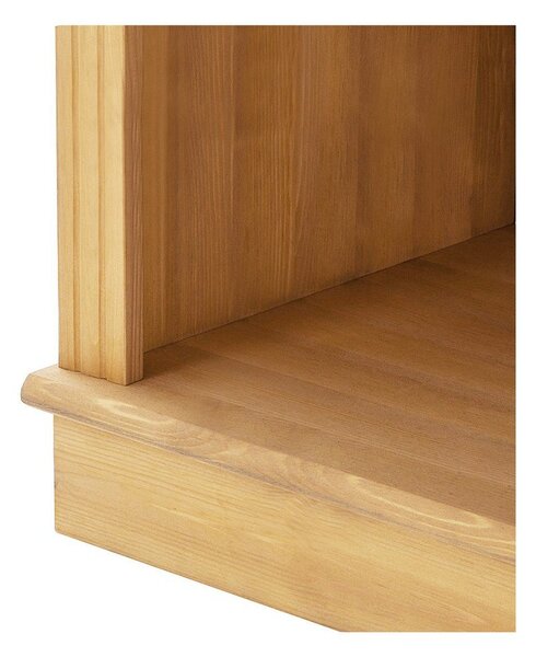 Bibliotecă în culoare naturală din lemn de pin 74x223x37 cm Anita – Støraa