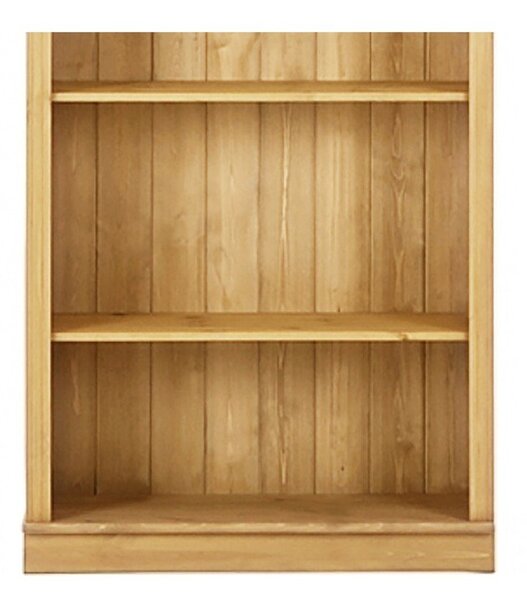 Bibliotecă în culoare naturală din lemn de pin 74x223x37 cm Anita – Støraa