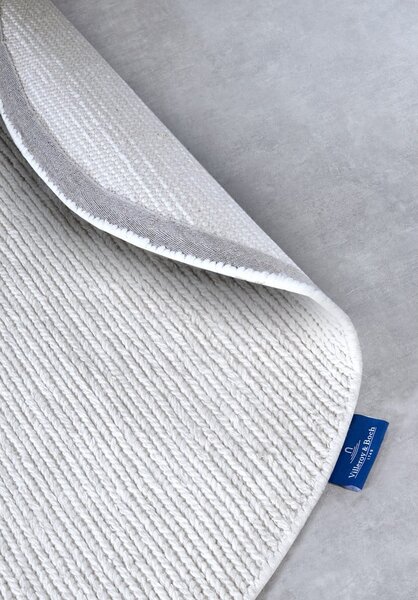 Covor alb țesut manual rotund din lână ø 160 cm Francois – Villeroy&Boch