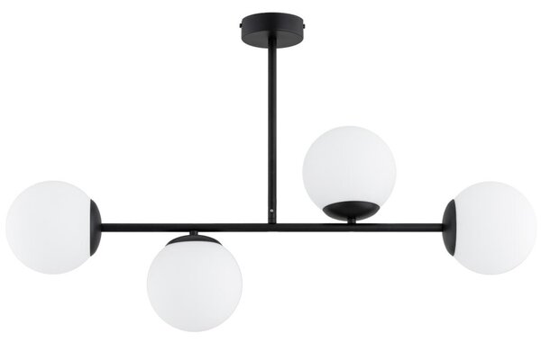 Lustru cu tijă GLORIS, 4 x E14, 10 W, 230 V, negru