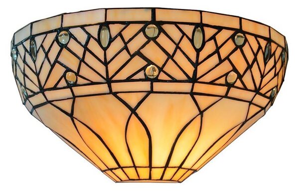 Aplica de perete TIFFANY Prezent 243 - 1xE14/40W/230V