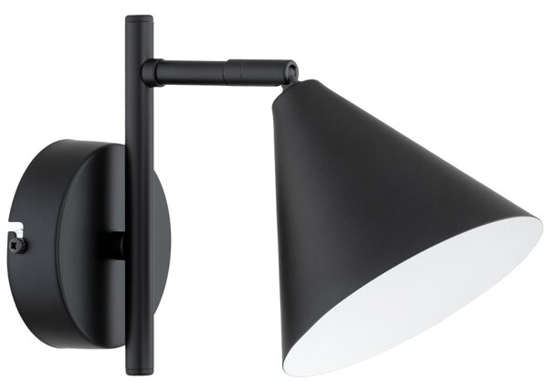 Lampă de perete ZELTA, 1x E27/15W/230V, neagră