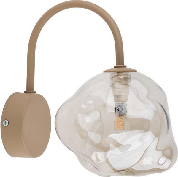 Brilagi - Lampă de perete VULCANO 1xG9/8W/230V bej/bej fumuriu