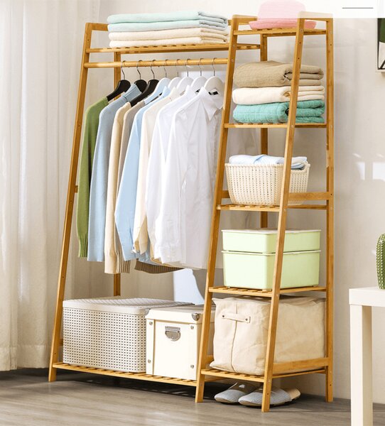 KONDELA Organizator dulap, natural, VINET