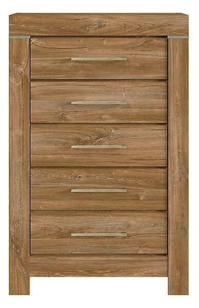 Comoda GENT, stejar stirling, PAL laminat, 70x45x110 cm