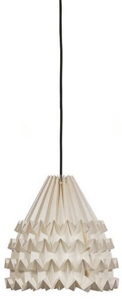 Corp de iluminat suspendat ORIGAMI din hartie 26 cm, crem