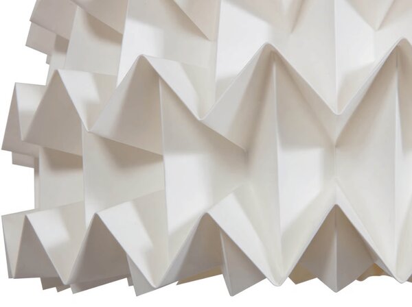 Corp de iluminat suspendat ORIGAMI din hartie 26 cm, crem