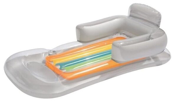 Saltea gonflabila pentru piscina, fotoliu sezlong 150x77 cm, suport pahar