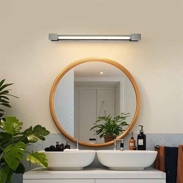Brilagi-LED Oglindă iluminată pentru baie AQUA LINE LED/18W/230V 60 cm IP44 crom lucios