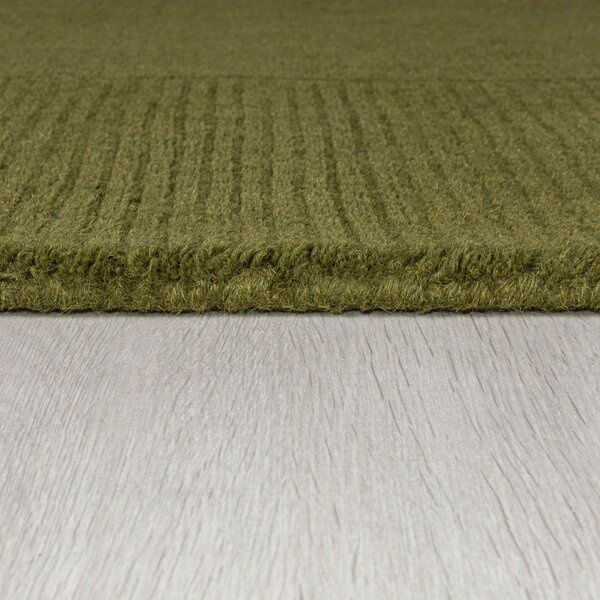 Covor verde din lână 160x230 cm – Flair Rugs