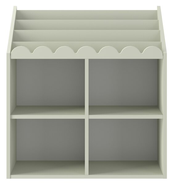 Biblioteca pentru copii BOOK NOOK SAGE 71x76 cm, verde deschis