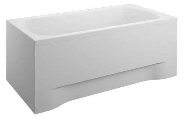 Polimat Classic cada dreptunghiulară 130x70 cm alb 00134
