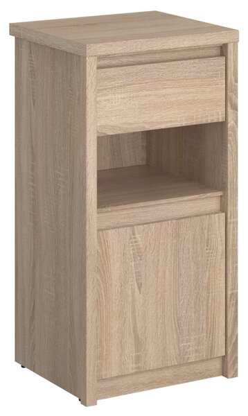 KONDELA Comodă 1D1S, stejar sonoma, NORTY TYP 24