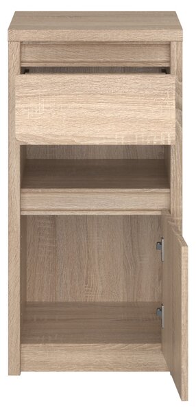 KONDELA Comodă 1D1S, stejar sonoma, NORTY TYP 24