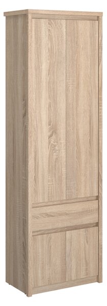 KONDELA Dulap pentru umeraşe 4D1S/70, stejar sonoma, NORTY TYP 22