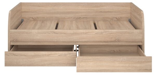 KONDELA Pat 2S, 90x200, stejar sonoma, NORTY TYP 28