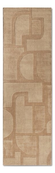 Covor tip traversă bej țesut manual din lână 80x250 cm Alexis – Villeroy&Boch