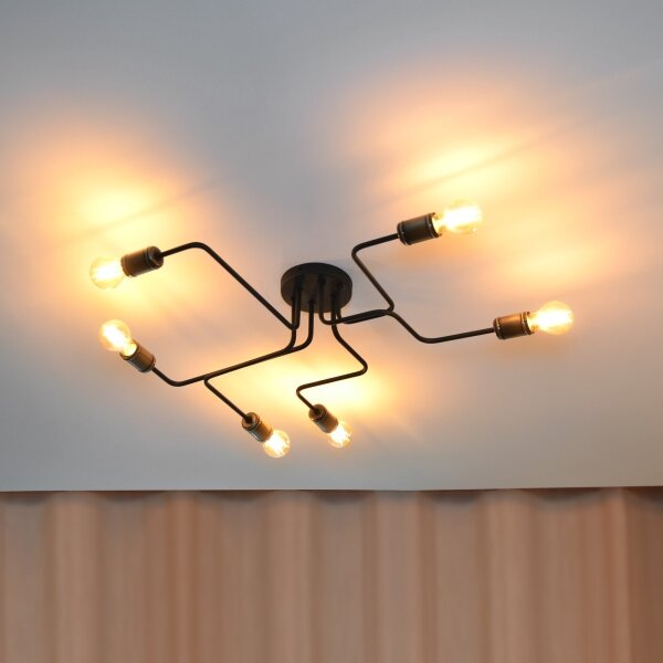 LED Lustră aplicată TUBE 6xE27/15W/230V